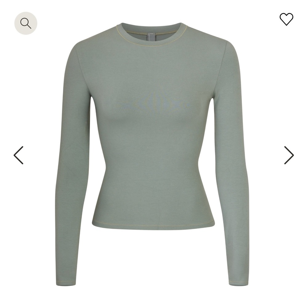 SKIMS COTTON LONG SLEEVE MINERAL